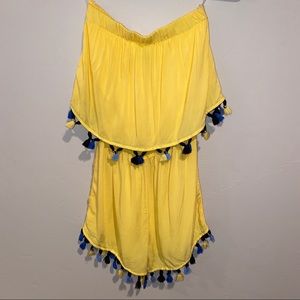 J For Justify Strapless Romper Size Small